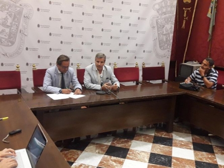 César Días y Antonio Granados en rueda de prensa (EUROPA PRESS)