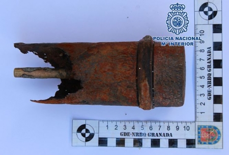 Artefacto encontrado (POLICÍA NACIONAL)