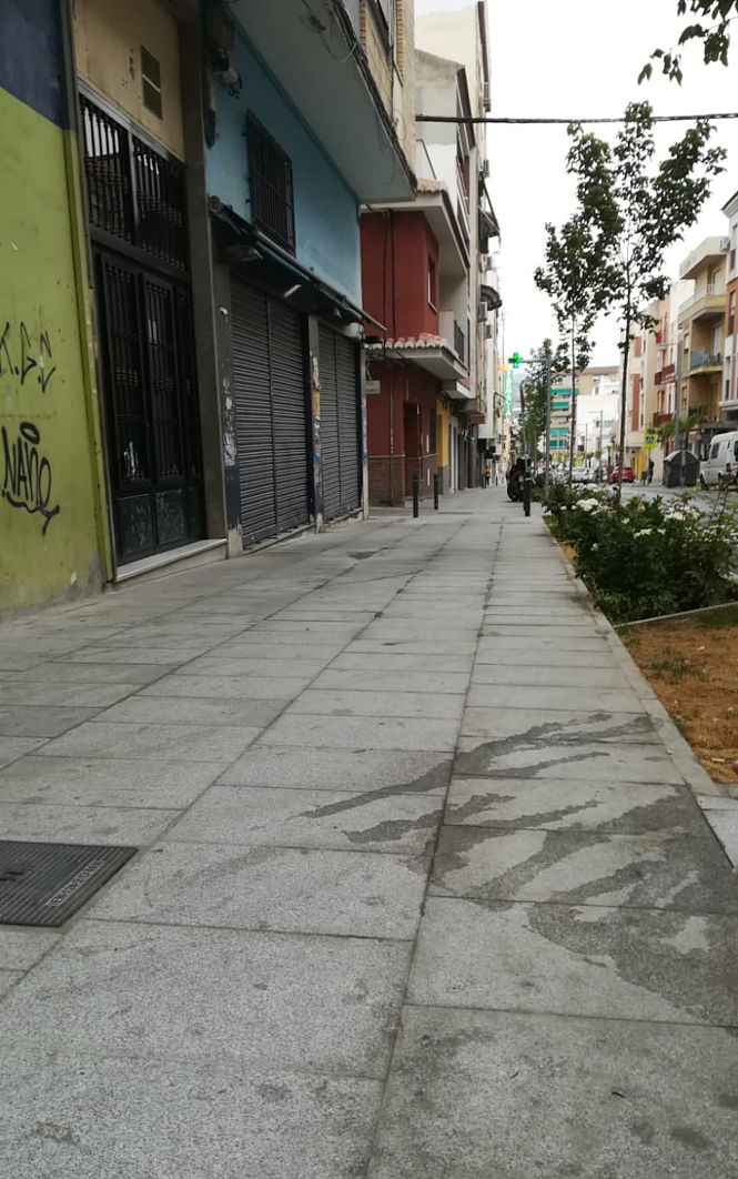 Estado actual de la Calle Ancha (PSOE MOTRIL) 