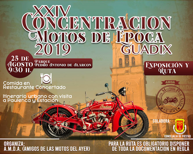 Guadix celebrará su tradicional concentración de motos antiguas (AYTO. GUADIX)