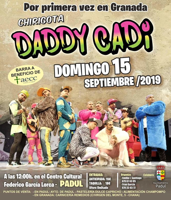 `Los Daddy Cadi` estarán en Padul