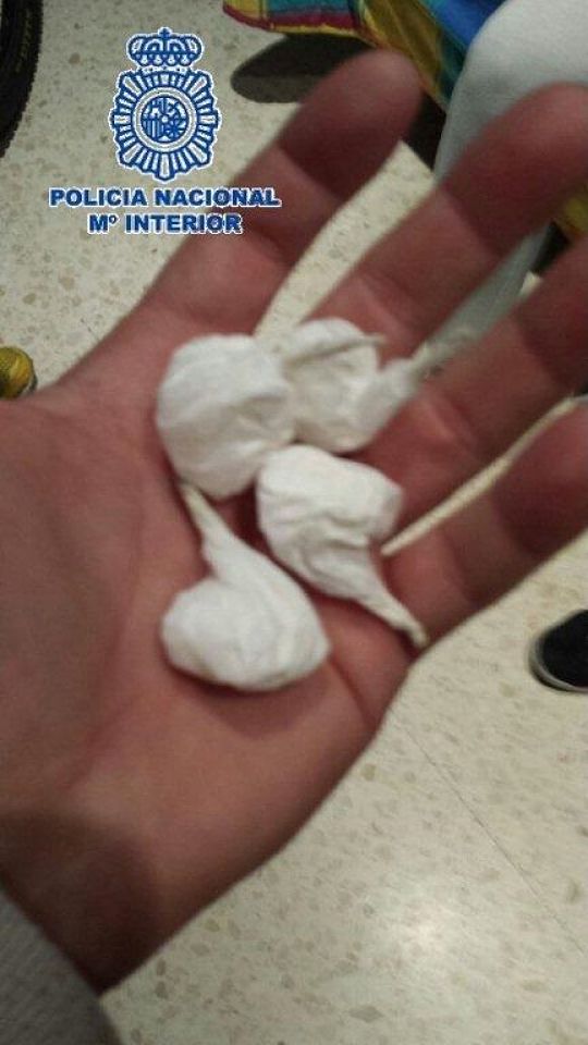 Cocaína incautada (POLICÍA NACIONAL)