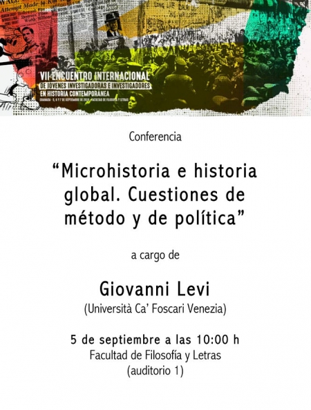 Cartel del encuentro que se celebrará en la UGR