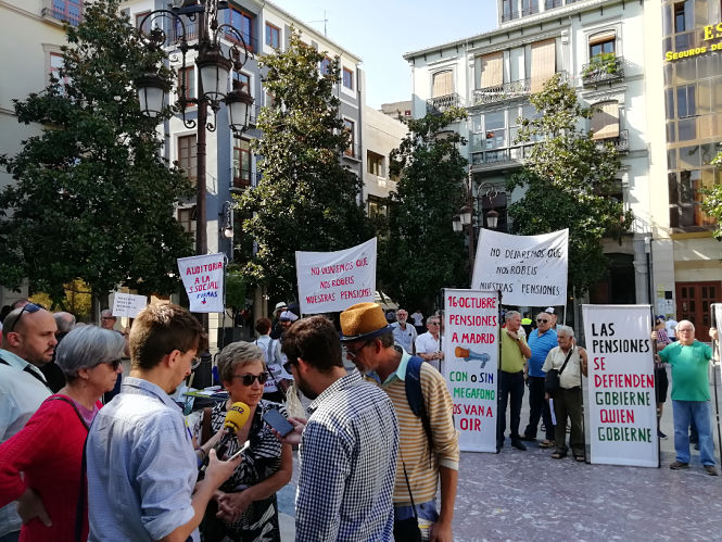 Concentración de la plataforma de pensionistas (PLATAFORMA DE PENSIONISTAS)