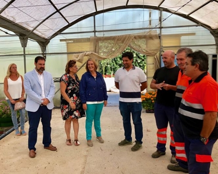 Luisa García Chamorro ha visitado el Vivero Municipal de Motril (AYTO. MOTRIL)