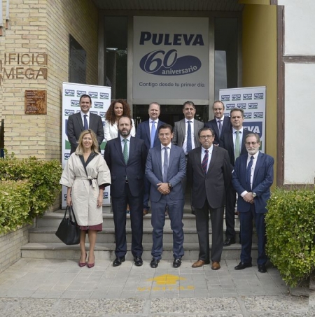 Luis Salvador ha visitado las instalaciones de Puleva (JAVIER ALGARRA)