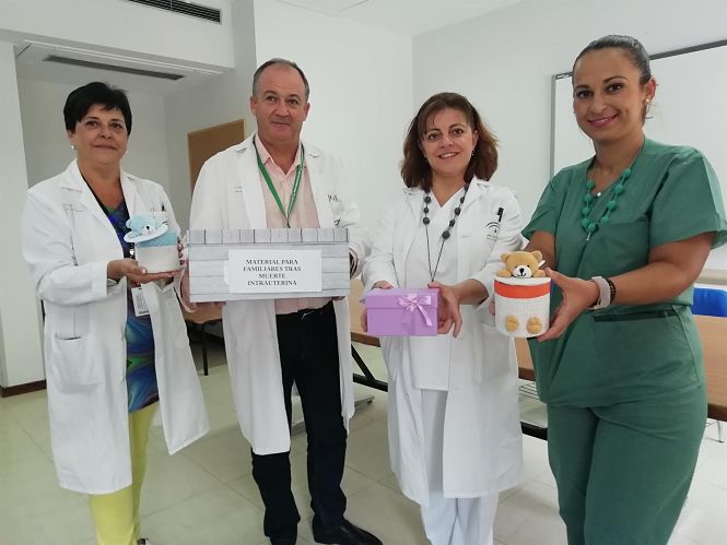 Equipo de enfermeria del Hospital Virgen de las Nieves (JUNTA)