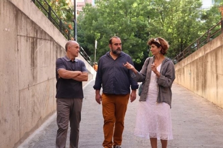 Miembros de Podemos-II han visitado el Parking de San Lázaro (PODEMOS-IU)