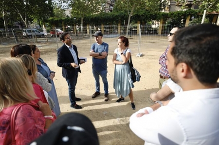Francisco Cuenca ha visitado la Plaza de La Concordia (PSOE) 
