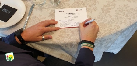 Jesús Fernádez ha participado en el desayuno informativo del Diario Ideal (IU)