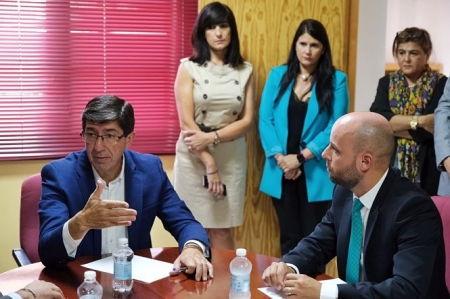 Juan Marín ha visitado Ogijares (CS)