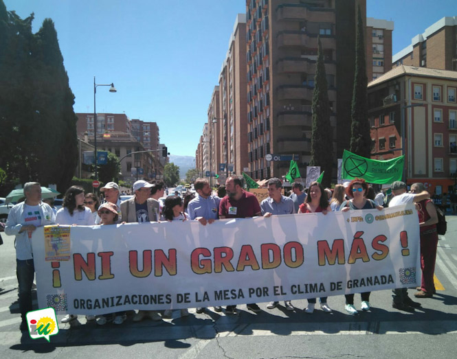 Manifestación contra el cambio climático (IU)