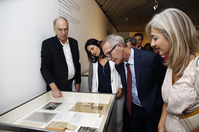 Patricia del Pozo ha visitado la exposición del Centro Lorca (ÁLEX CÁMARA / EUROPA PRESS)