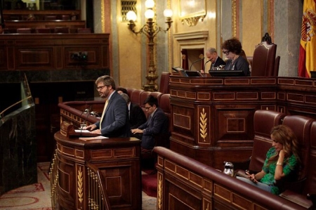 Fran Hervías en el Congreso de los DIputados (CS)