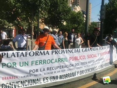 IU apoya la manifestación contra `La España Vaciada` (IU) 