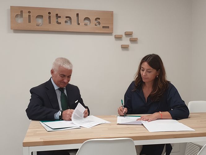 Firma del convenio entre OnTech Innovation y DigitalES (ON GRANADA)