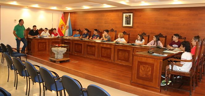Pleno infantil en el Ayuntamiento de Alhendín (AYT. ALHENDÍN)