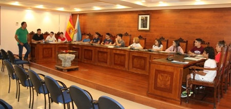 Pleno infantil en el Ayuntamiento de Alhendín (AYT. ALHENDÍN)