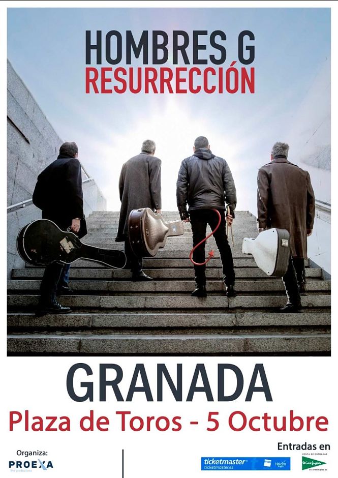 Hombres G actuará en Granada (PROEXA)