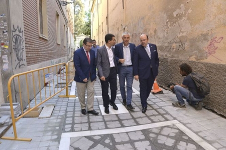Sebastian Pérez ha visitado las obras (JAVIER ALGARRA)