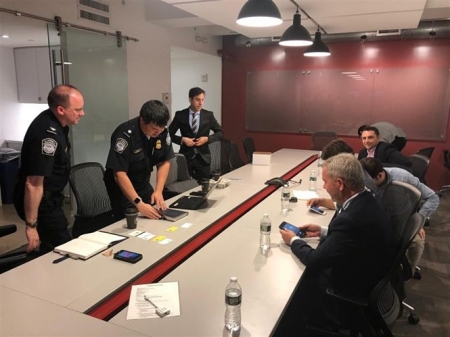 El presidente de la Autoridad Portuaria en la Aduana de Nueva York (PUERTO DE MOTRIL) 