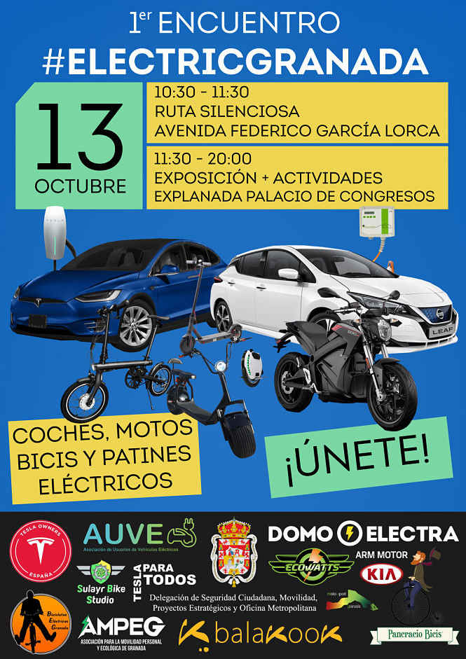 #ElectricGranada se celebrará el domingo (TESLA)