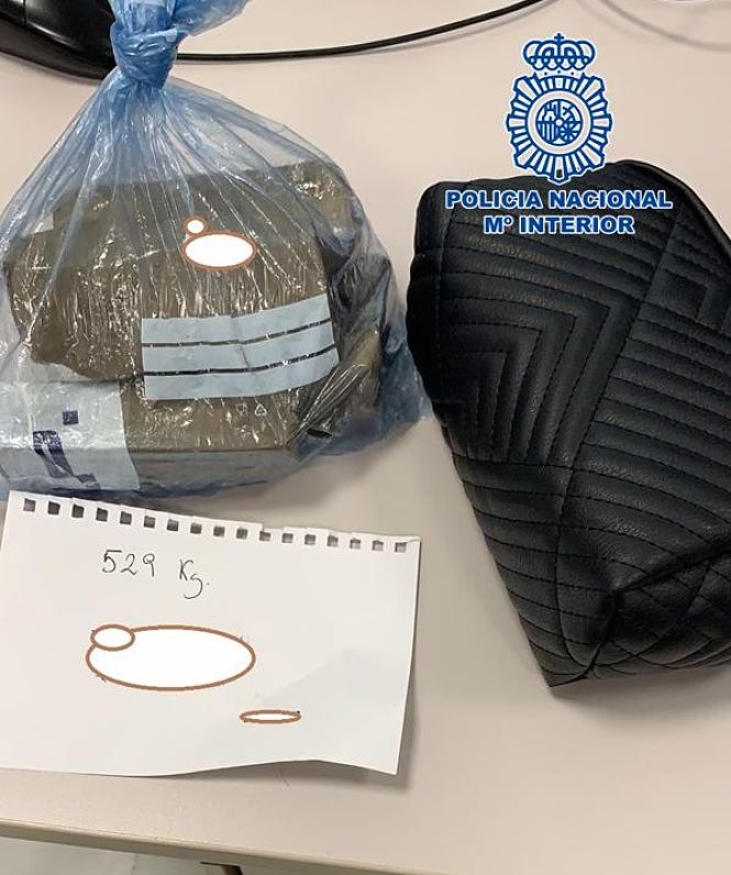 Heroina intervenida (POLICIA NACIONAL)