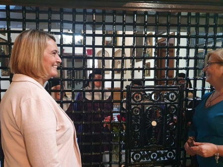 Luisa García Chamorro ha visitado el convento de las Nazarenas (AYTO. MOTRIL) 