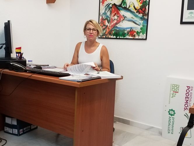 Inma Omiste, portavoz de IU-Equo en el Ayuntamiento de Motril (IU-EQUO) 
