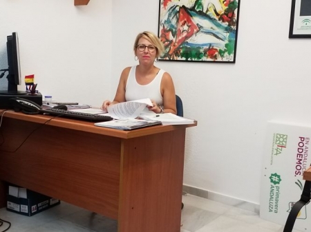 Inma Omiste, portavoz de IU-Equo en el Ayuntamiento de Motril (IU-EQUO) 