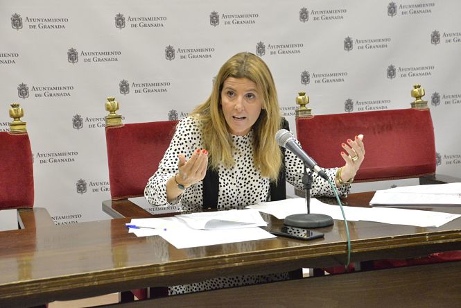 La concejal delegada de Gegsa, Eva Martín ha explicado la reestructuración de Gegsa (JAVIER ALGARRA)