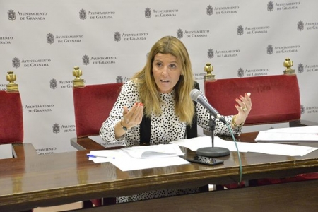 La concejal delegada de Gegsa, Eva Martín ha explicado la reestructuración de Gegsa (JAVIER ALGARRA)