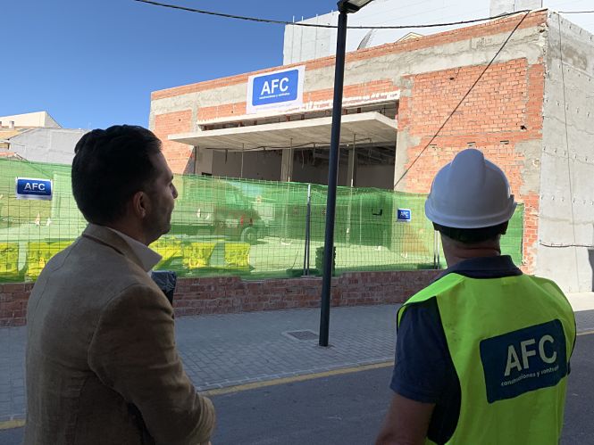 El Alcalde de Maracena, Noel López, ha visitado las obras (AYTO. MARACENA)
