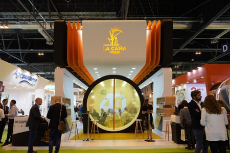 Stand de Grupo La Caña en una edición anterior de `Fruit Atracción` (GRUPO LA CAÑA)