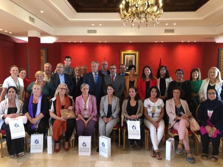 Delegación de la DIputación de Granada durante la visita a Marruecos (DIPGRA)