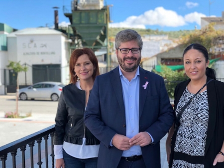 Fran Hervías durante su visita a los Montes Orientales (CIUDADANOS)