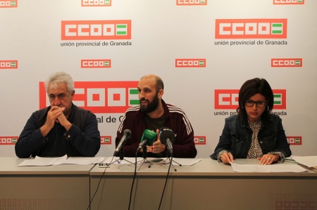 Rueda de prensa de miembros de CCOO (CCOO)