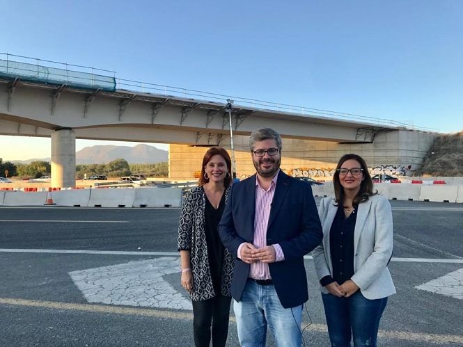 Fran Hervías ha visitado los tramos paralizados de la obra en Santa Fe (CS)