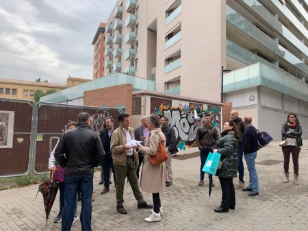 Francisco Cuenca ha visitado el barrio de San Lázaro (PSOE) 
