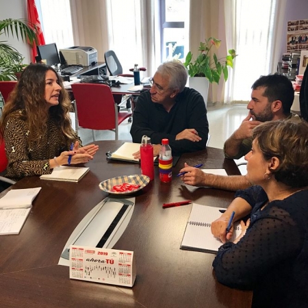 Reunión de `Más Pais` y CCOO (MAS PAIS)