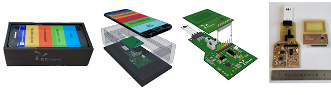 Diversas vistas del equipo total y sus partes (UGR) 