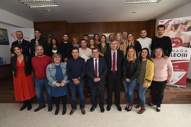 José Entrena ha clausurado el curso de Granada Empleo III (R. MARTÍNEZ / DIPGRA)