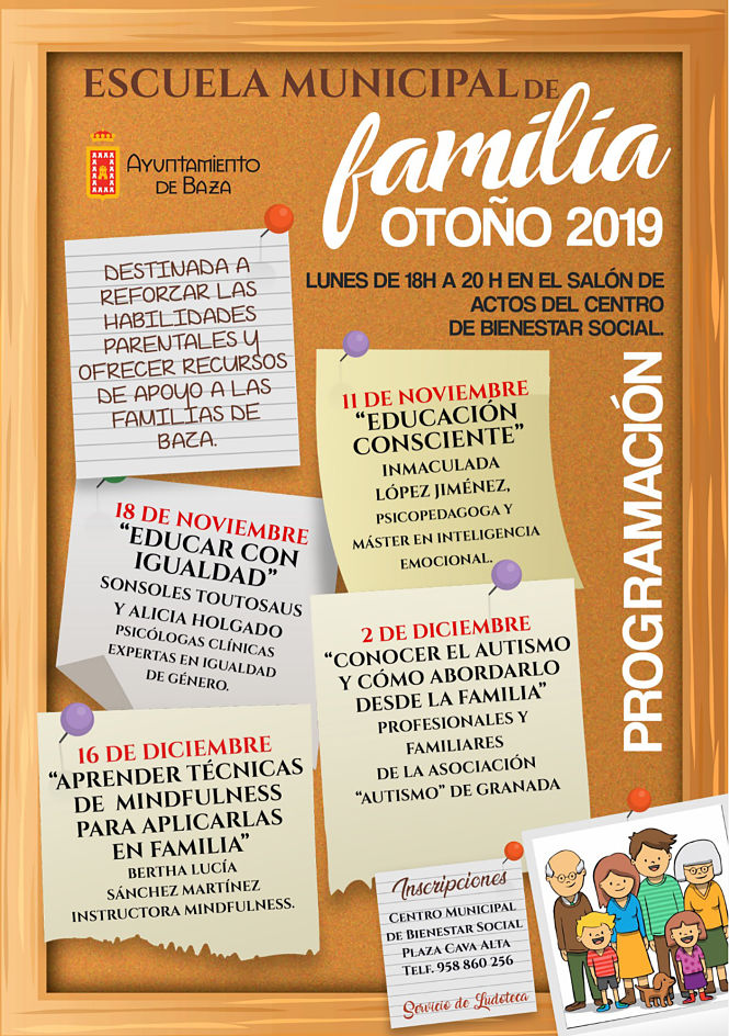 Cartel Escuela de familia