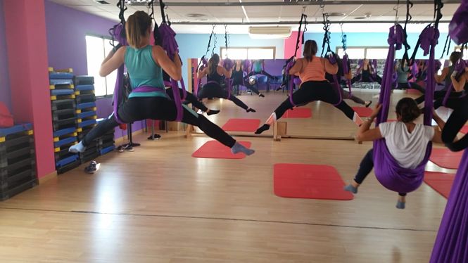 Clase de aeropilates (AYTO. VEGAS DEL GENIL) 