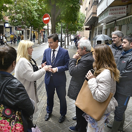 Luis Salvador ha visitado San Juan de Dios (JAVIER ALGARRA)