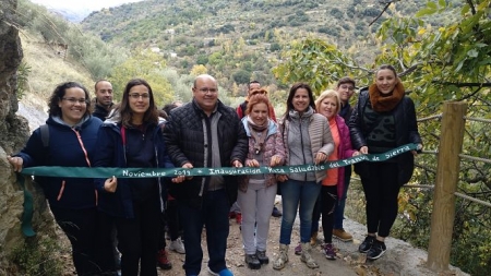 José Robles ha inaugurado la Ruta (AYTO. GÜÉJAR SIERRA) 