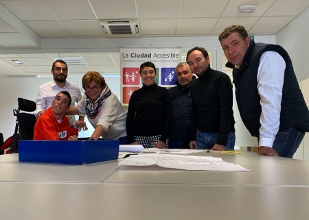 Inaugiración de la casa accesible (LA CIDUAD ACCESIBLE)