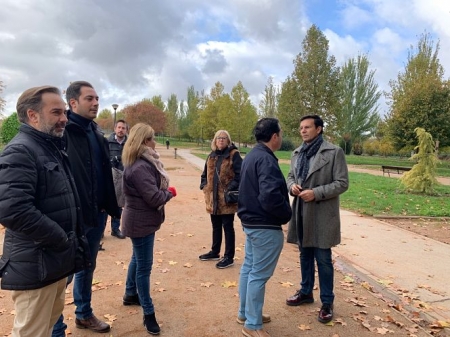 Visita del Grupo Municipal Socialista al Parque Tico Medina (PSOE GRANADA)