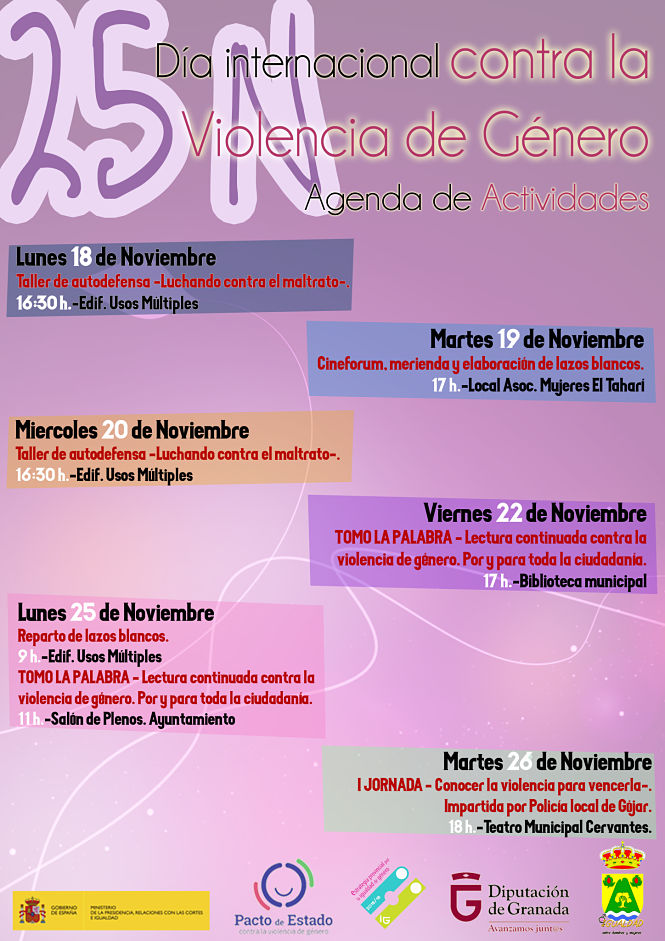 Actividades en Gójar contra la violencia de género 