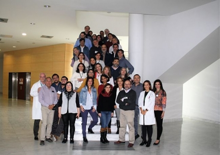 Visita de los profesionales chilenos (HUSC)